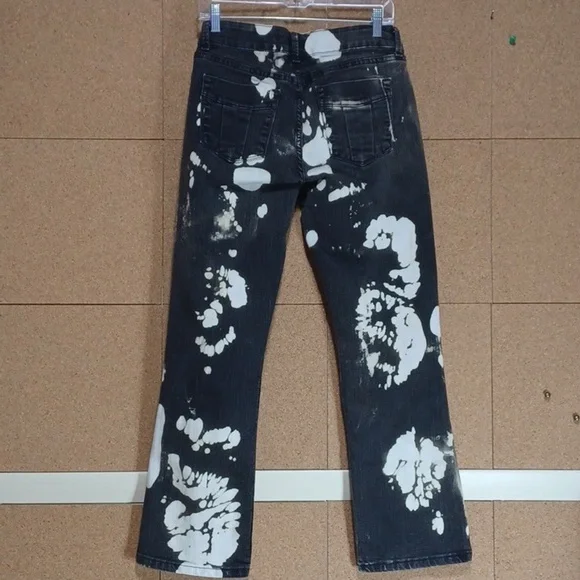 SLICK-BUD FASHIONS JEANS a 10p in a beautiful white washed design one of a kind - Picture 5 of 9
